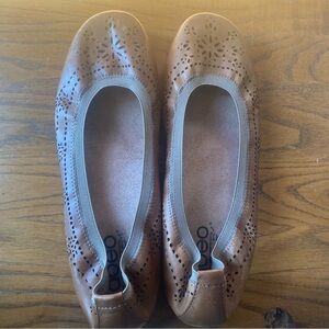Abeo Women's Brown Ballet Flats 8.5N